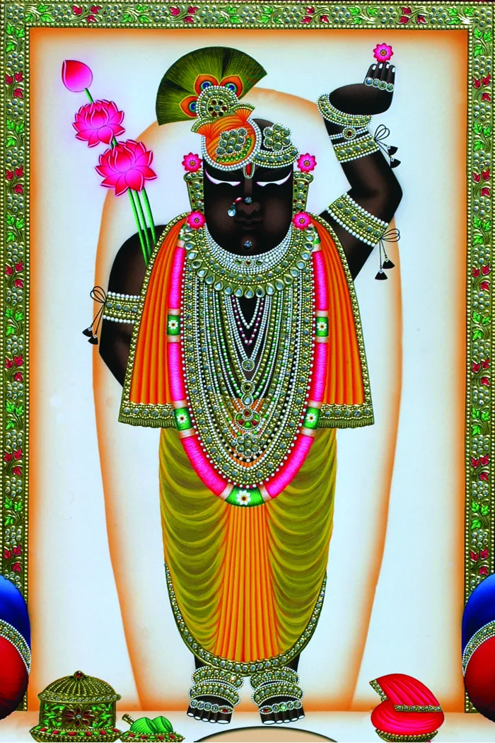 Traditional Devotional Portrait by Hasmukh Shah